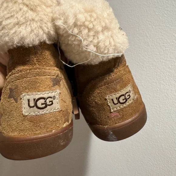 UGG | Shoes | Ugg Tan And Cream Shearling Boots | Poshmark display picture 2